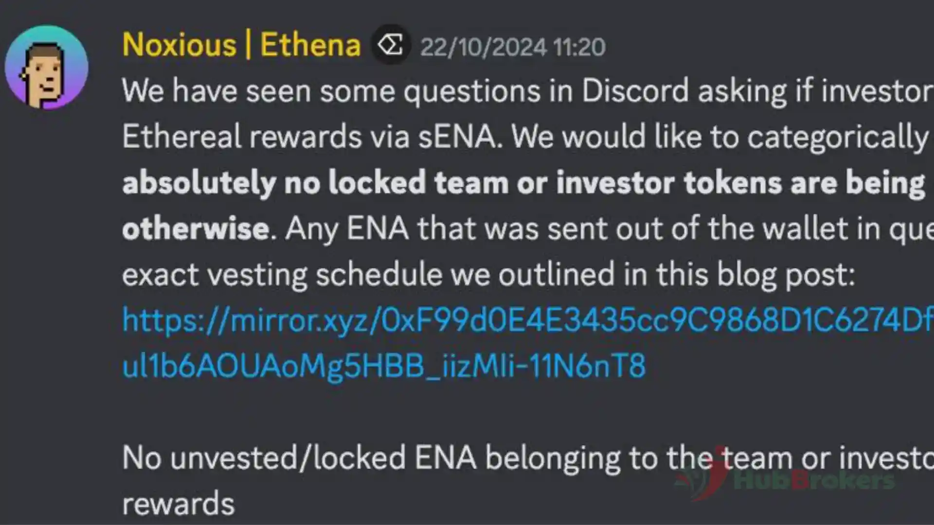 Ethena Đối Mặt Với Các Cáo Buộc Lạm Dụng 180 Triệu Token ENA Trong Khai Thác Sats - Ngày 28/10/2024